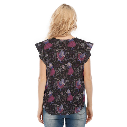 Marvelous Magical Mim - Women’s Flutter Sleeve Top
