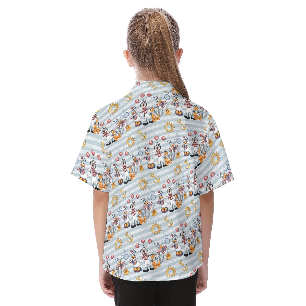 Set Sail with the Crewends - Kid's Hawaiian Button Up Shirt