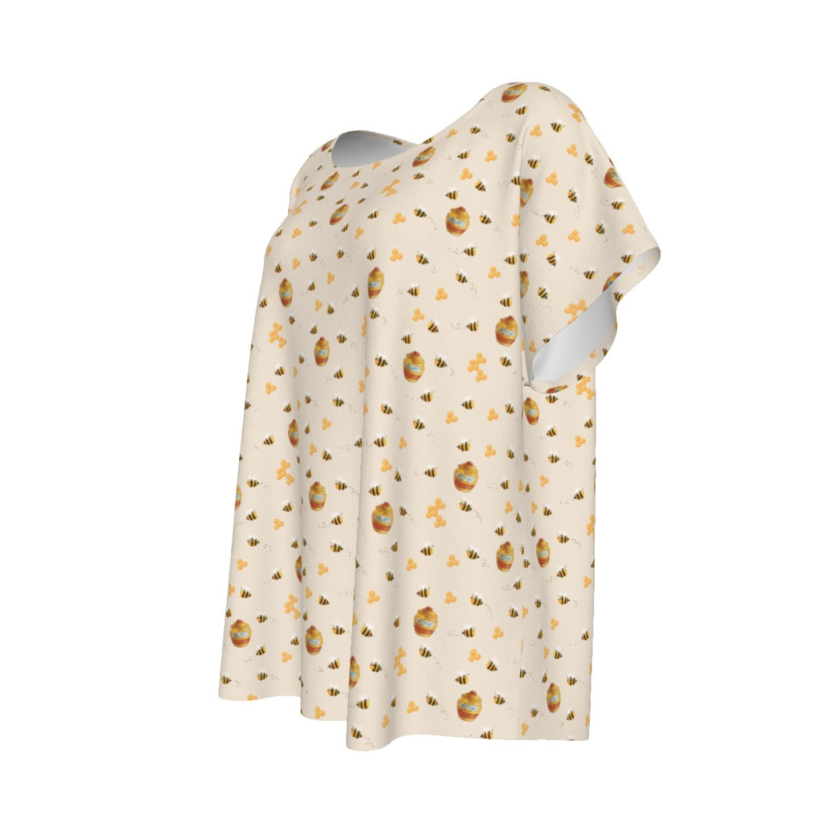 Sweet Hunny Pot & Bees - Women’s Relaxed Fit Scoop Tee