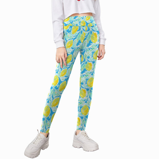 Lemon Drop Daydream - Kid's Leggings