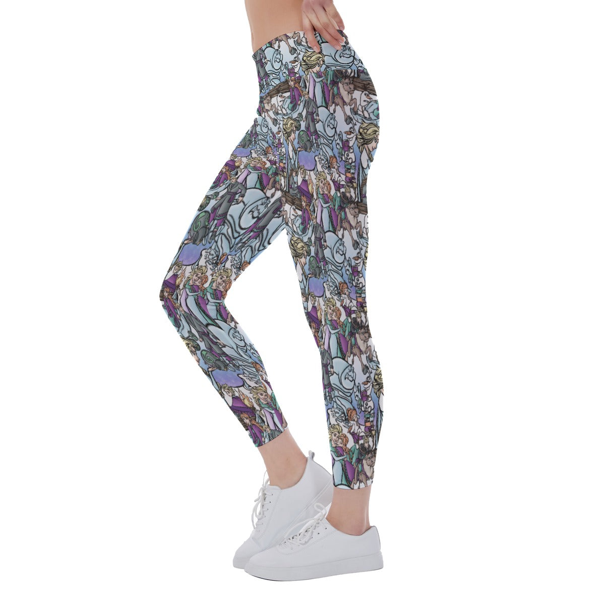 Enchanted Winter Journey - Women's Yoga Leggings