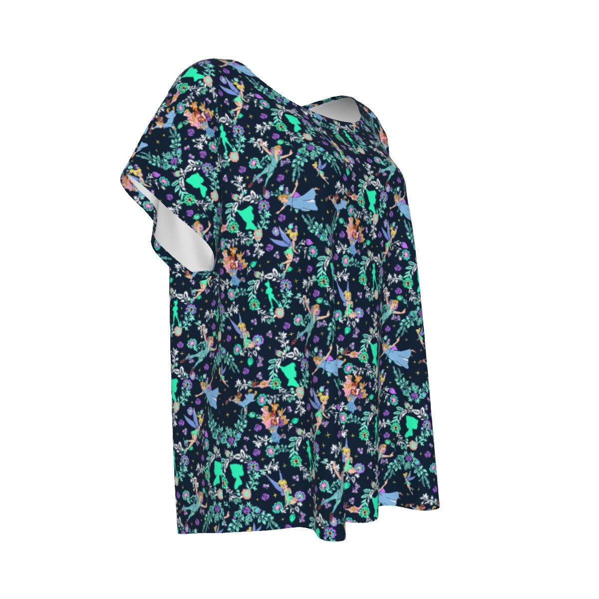 Garden Whimsy - Neverland Flight - Women’s Relaxed Fit Scoop Tee