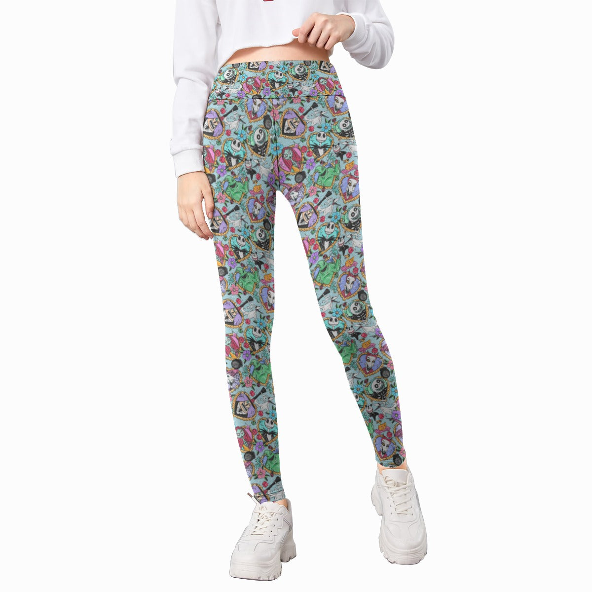Tattoo Hearts Spooky Crew - Kid's Leggings