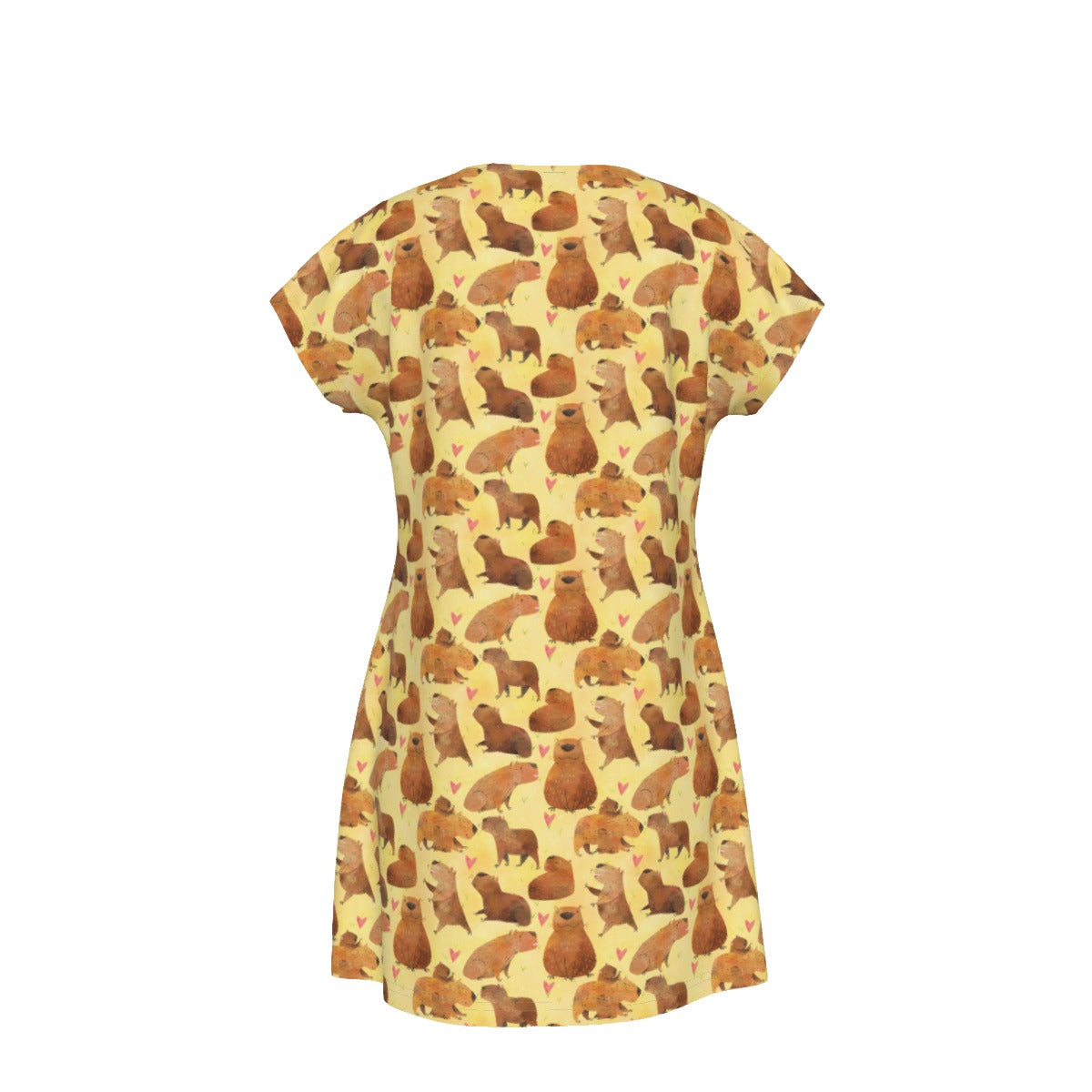 Capybara Love - Women's T-Shirt Dress