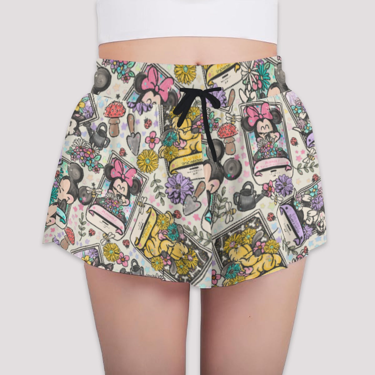 Garden Helpers Seed Packetskets - Girls’ Flowy Pocket Shorts