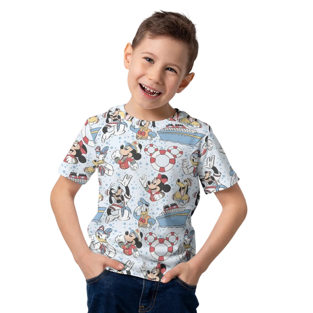 Sailor Cruise Stars - Kid’s Short Sleeve T-Shirt