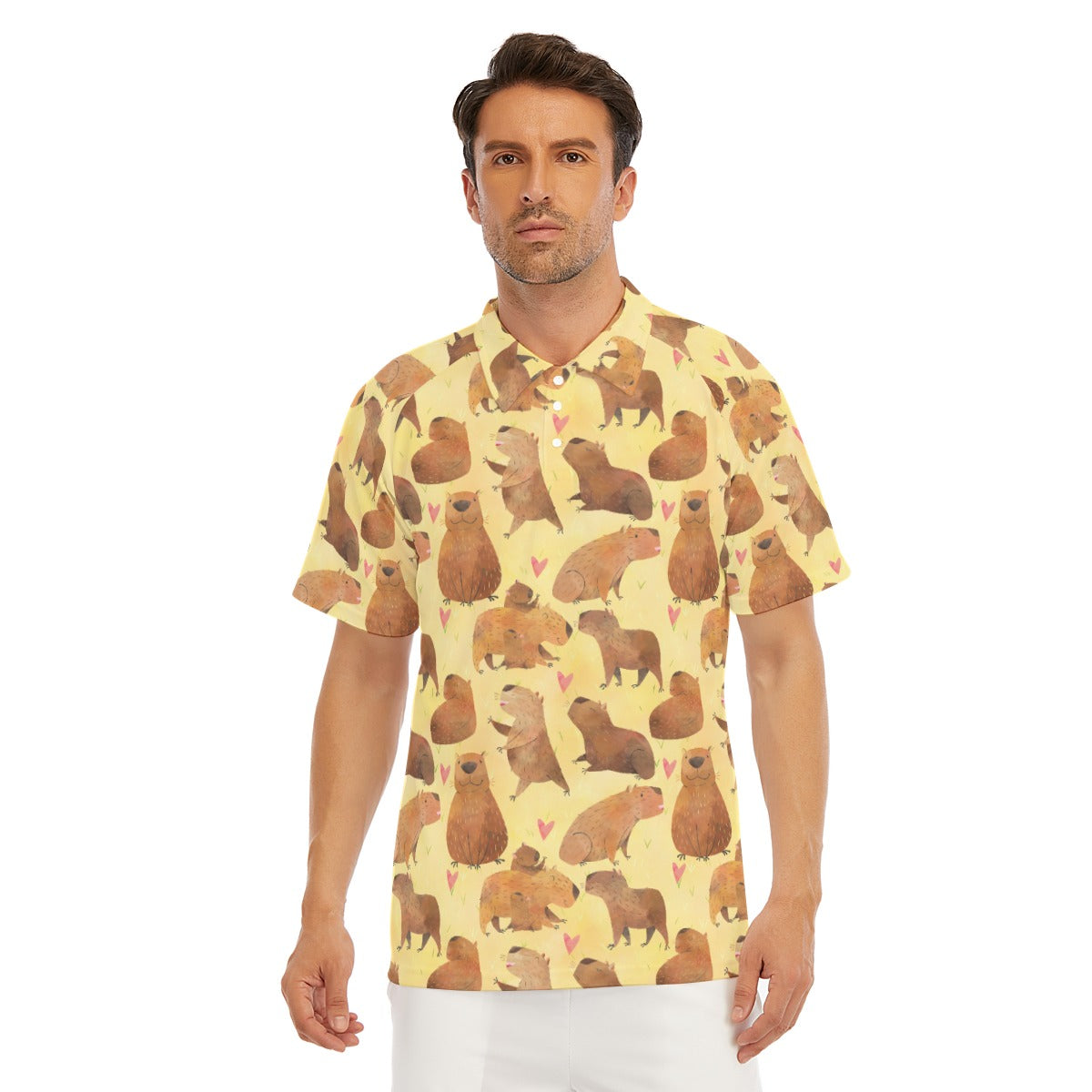 Capybara Love - Men's Polo Shirt