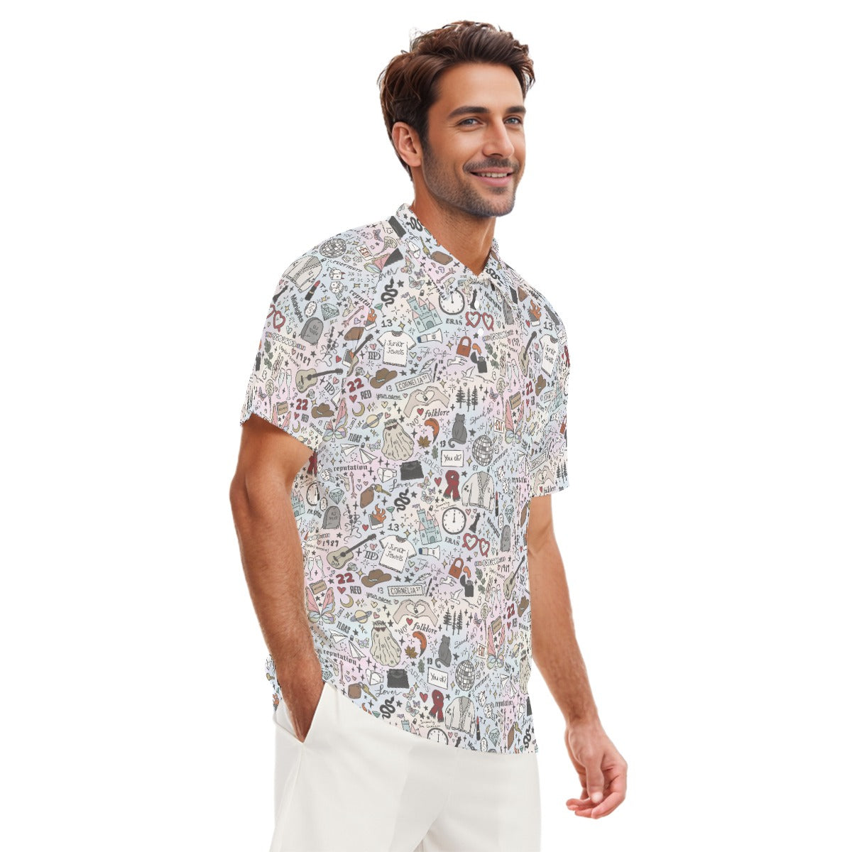 Every Era Collage - Men's Polo Shirt