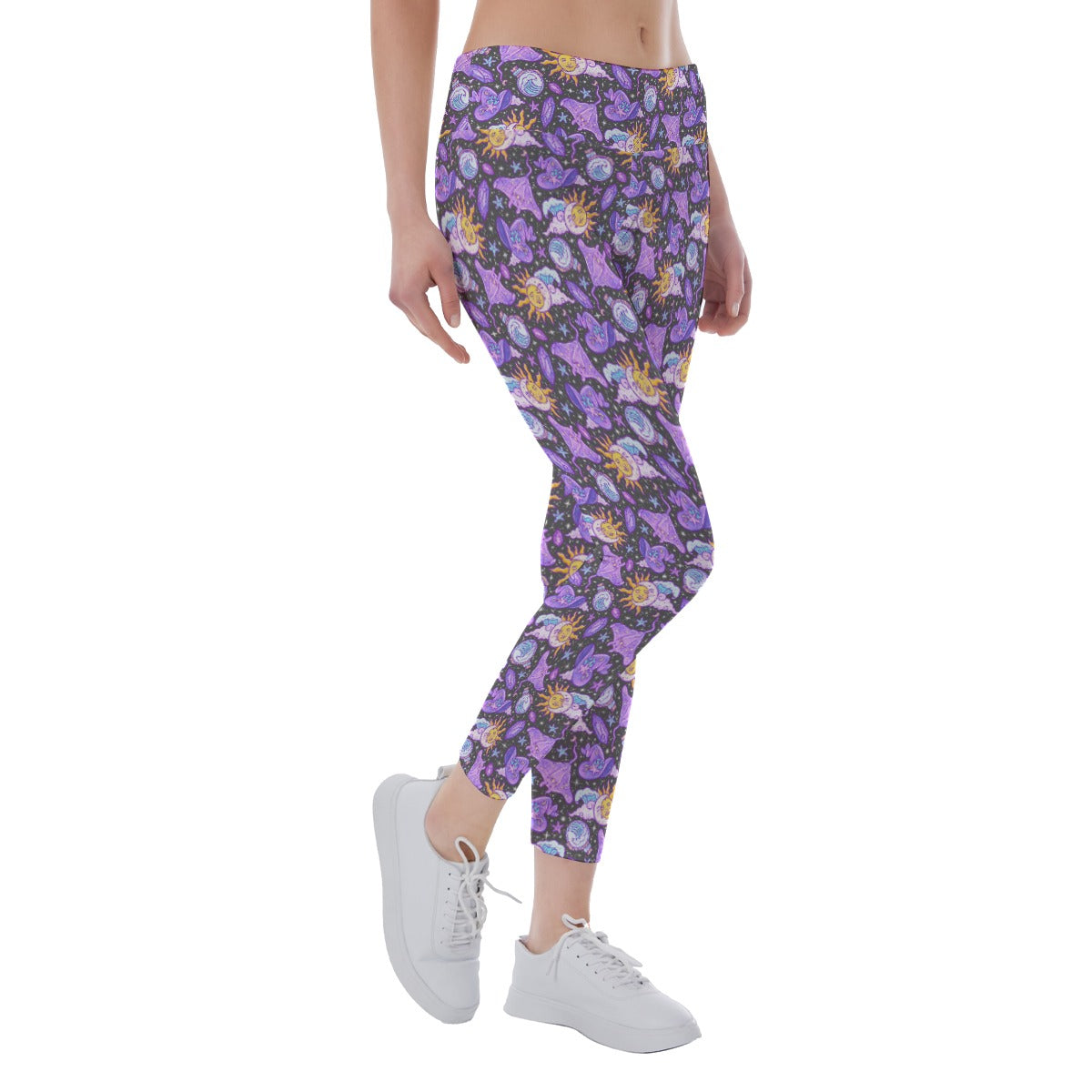 Mystical Manta Rays - Women's Yoga Leggings