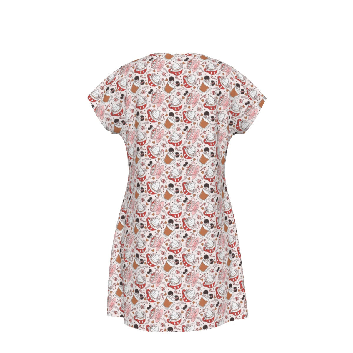 Magic Mouse Hot Chocolate - Women's T-Shirt Dress