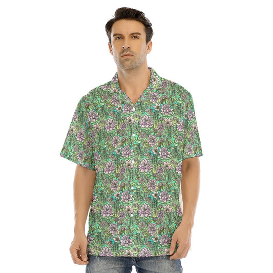 Fairytale Florals – Bayou Blooms - Men's Hawaiian Button Up Shirt