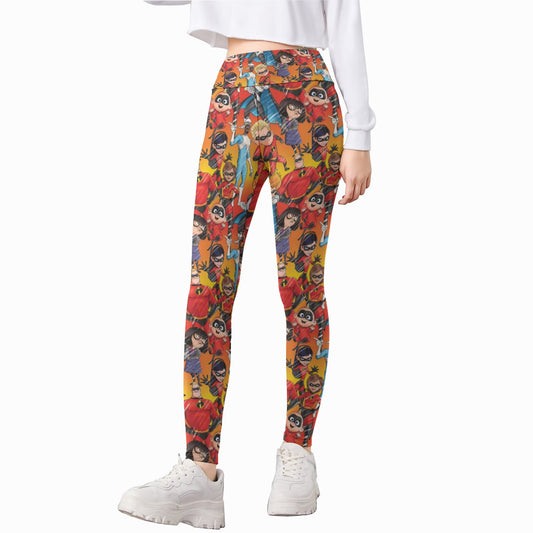 Super Squad Sketched - Kid's Leggings