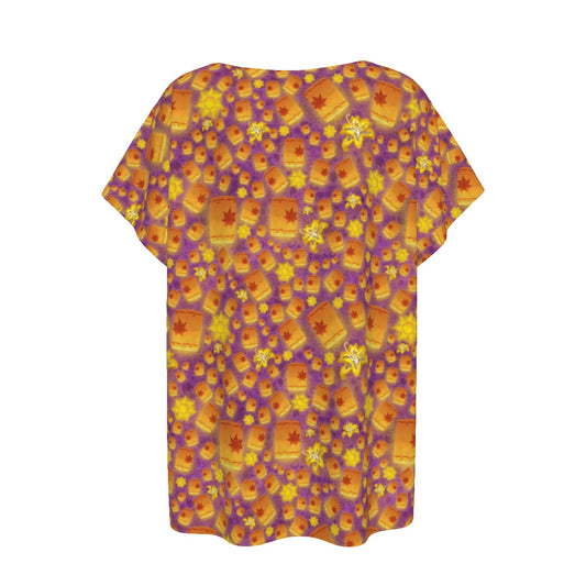 Lantern Glow Festival - Women’s Relaxed Fit Scoop Tee