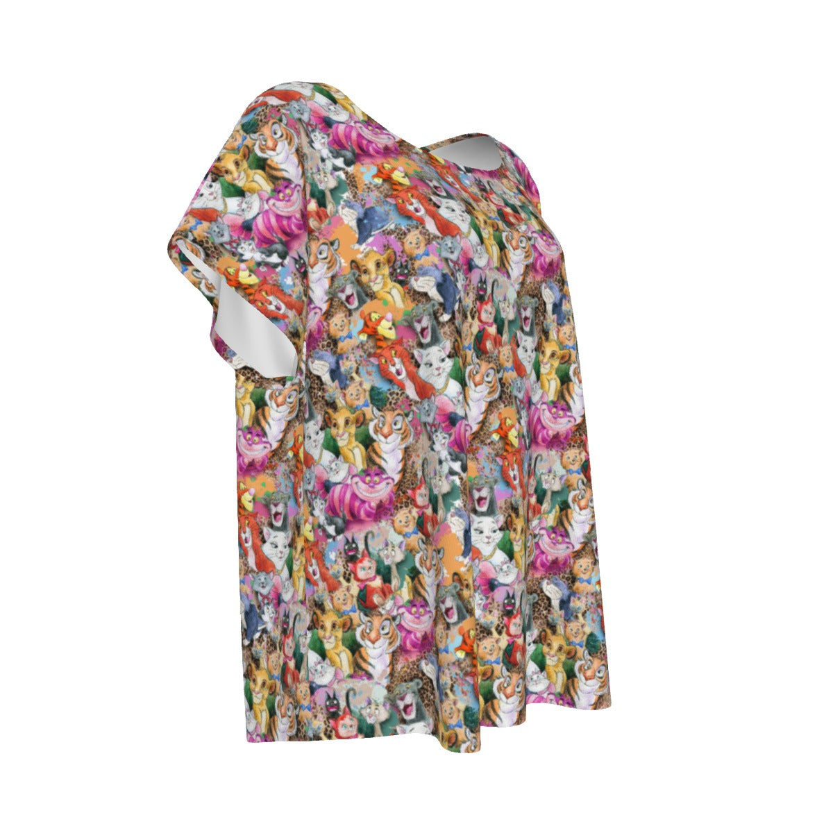 Whimsical Storybook Cats - Women’s Relaxed Fit Scoop Tee