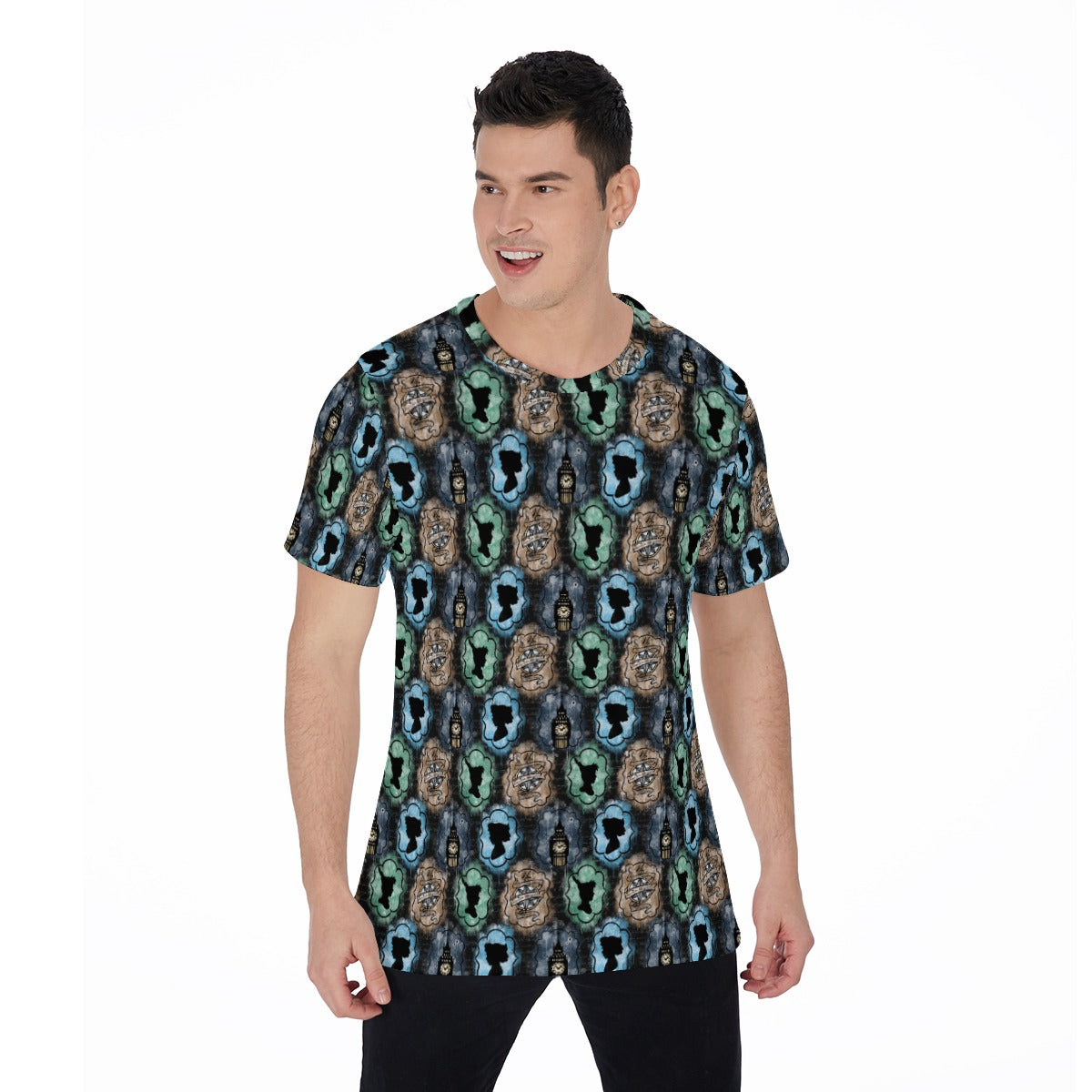 Starry Flight Silhouettes - Men's Short Sleeve T-Shirt