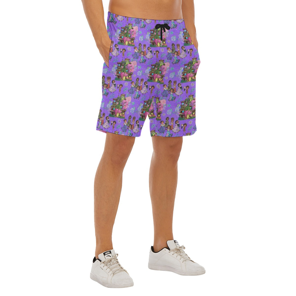 Whimsical Family Magic - Men’s Pocket Beach Shorts