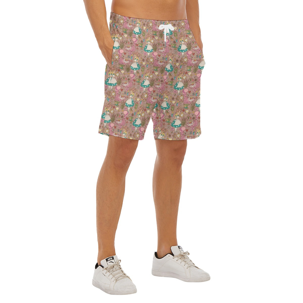 Whimsical Wonderland Cottagecore - Men’s Pocket Beach Shorts