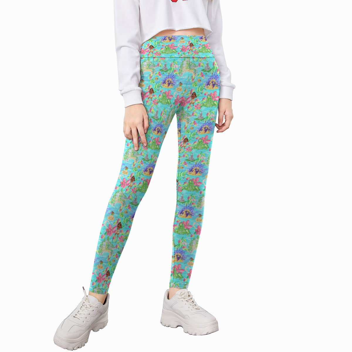 Tropical Island Paradise - Kid's Leggings