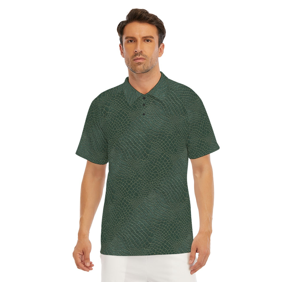 Animal Print - Alligator - Men's Polo Shirt