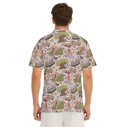 Hand Drawn AK - Men's Polo Shirt