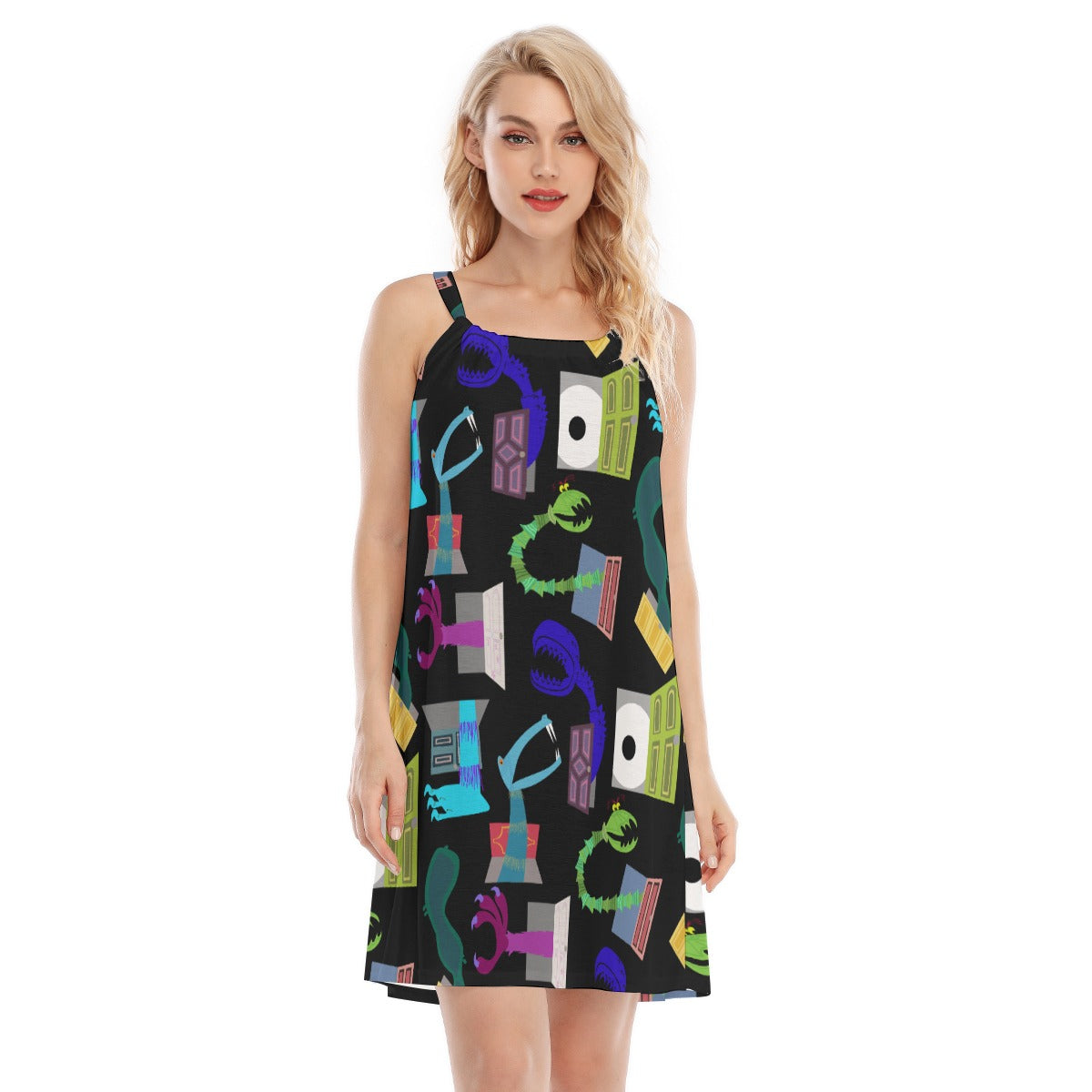 Monsters in Closets - Women’s Adjustable Sundress