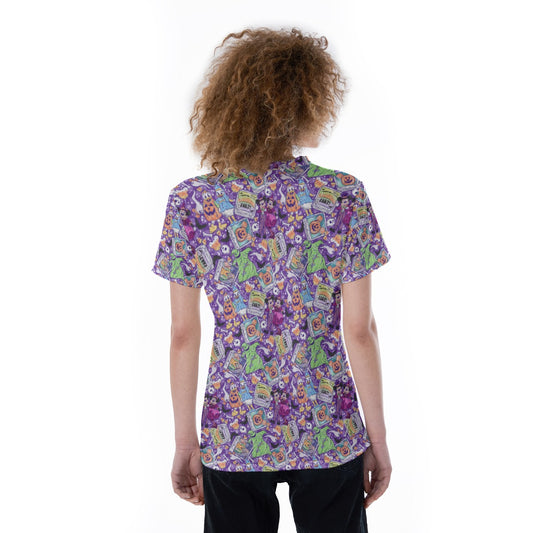 Not So Scary Halloween Party - Women's Short Sleeve V-Neck T-Shirt