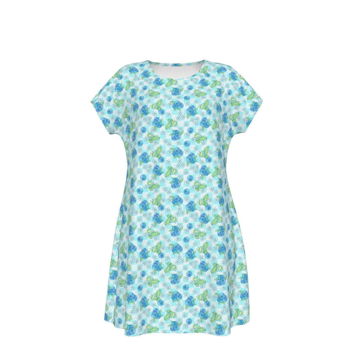 Summer Fruits - Blueberry - Women's T-Shirt Dress