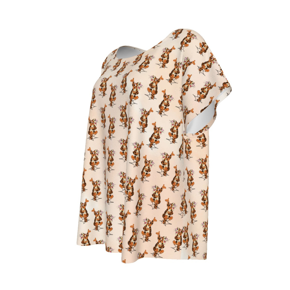 Sketched Bouncing Buddy - Women’s Relaxed Fit Scoop Tee