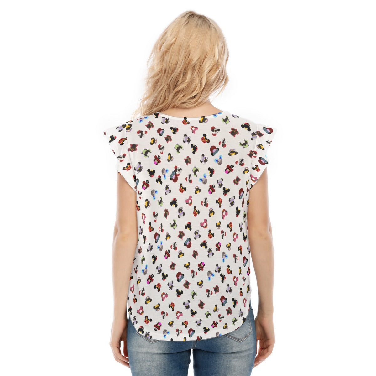 Wicked Mouse Ears - Women’s Flutter Sleeve Top