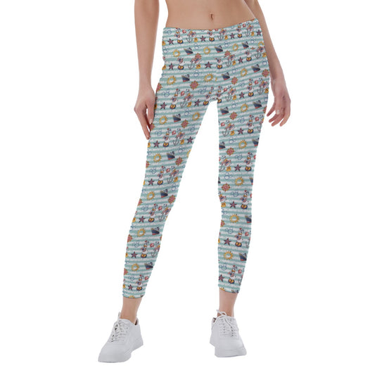 Sailor Duo on Deckaisy - Women's Yoga Leggings