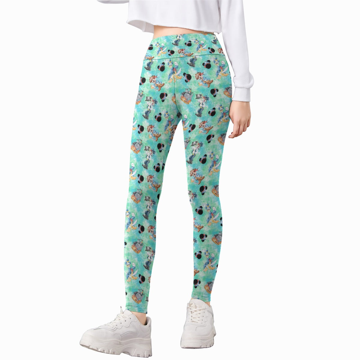 Pirate Crew Watercolor Adventure - Kid's Leggings
