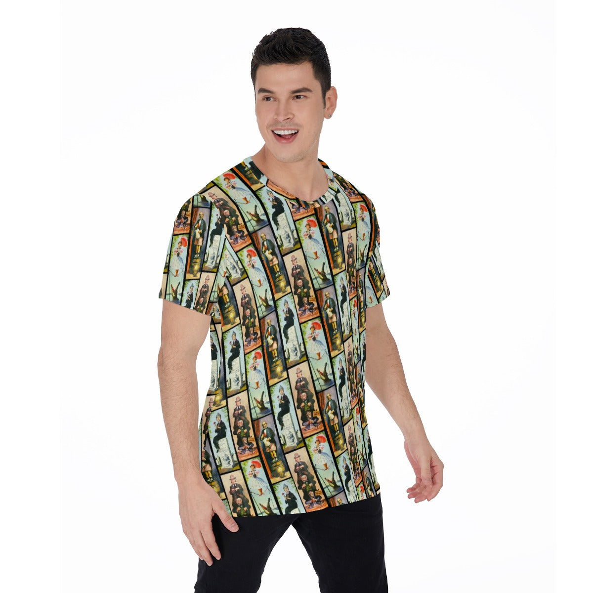 Stretch Room Portraits - Men's Short Sleeve T-Shirt