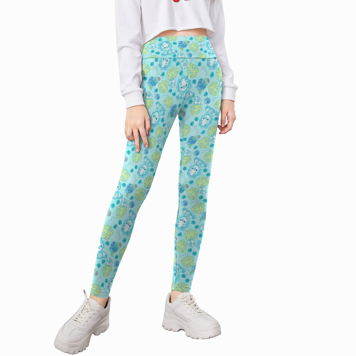 Fruitimals - Blueberry Dinosaurs - Kid's Leggings