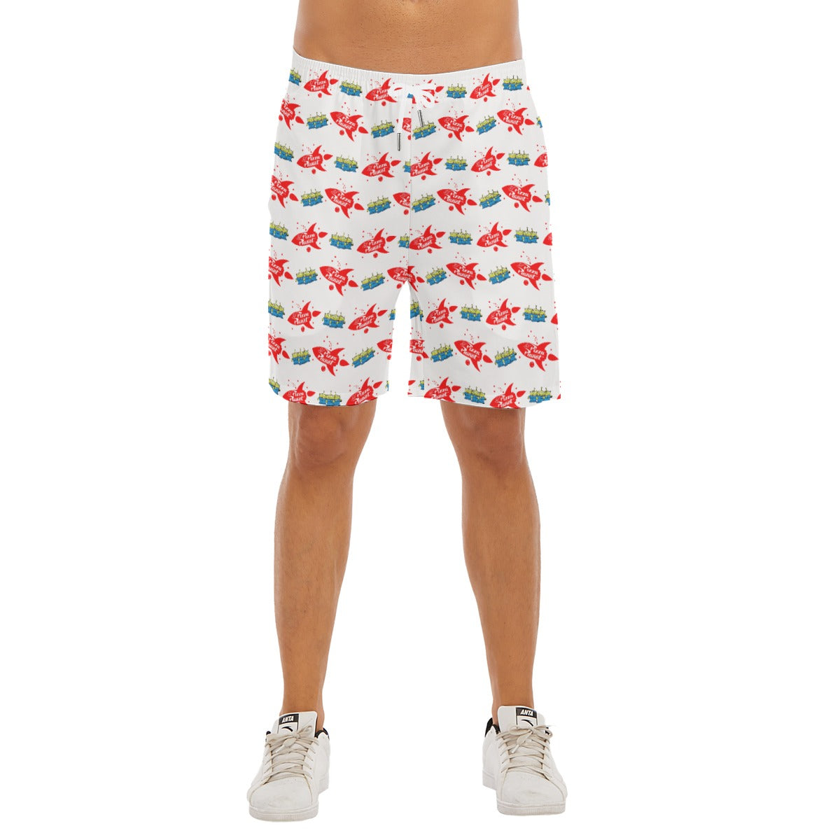 Galactic Rocket Party - Men’s Pocket Beach Shorts