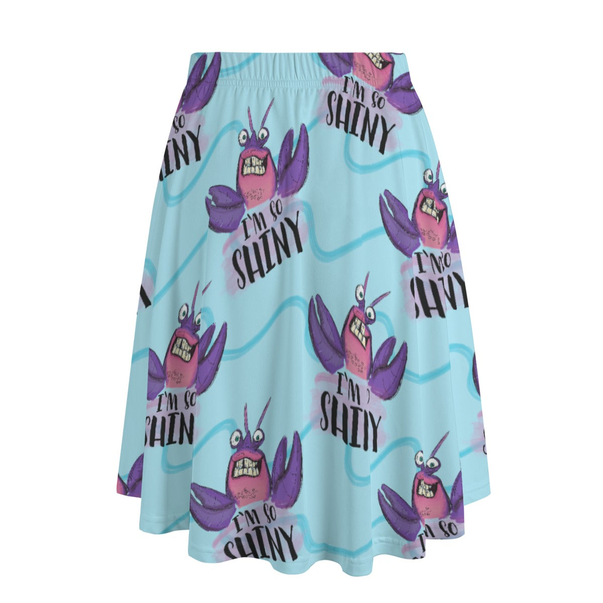 Shiny Deep-Sea Villain - Women's Pocket Midi Skirt