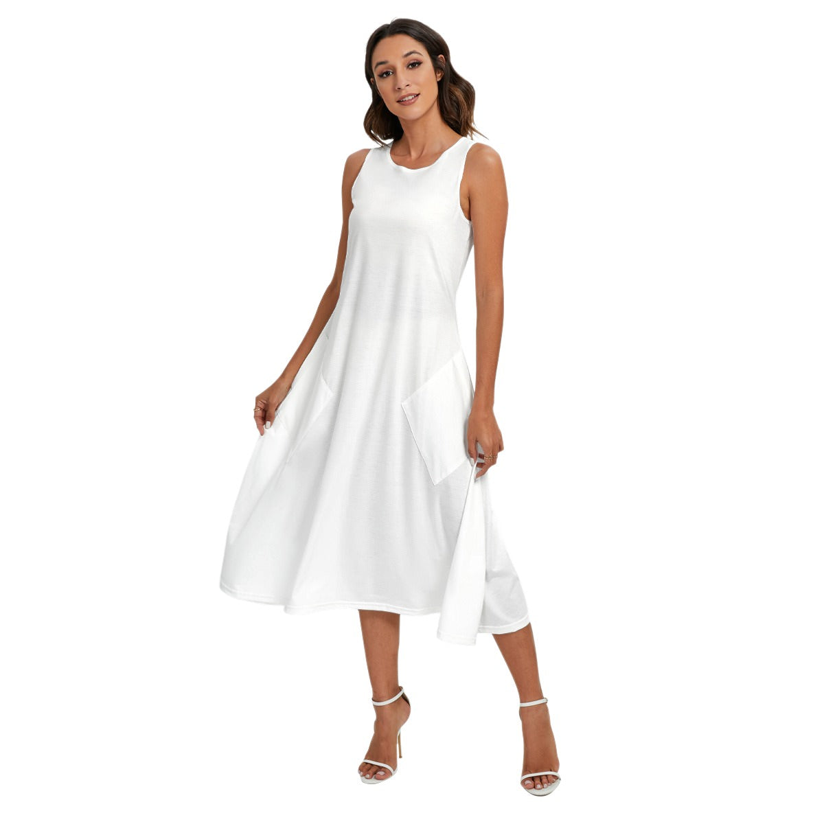 Pick Any Print from our Shop - Women’s Diagonal Pocket Midi Dress