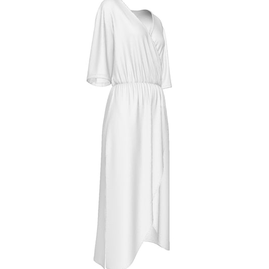 Pick Any Print from our Shop - Women’s V-Neck Wrap Midi Dress