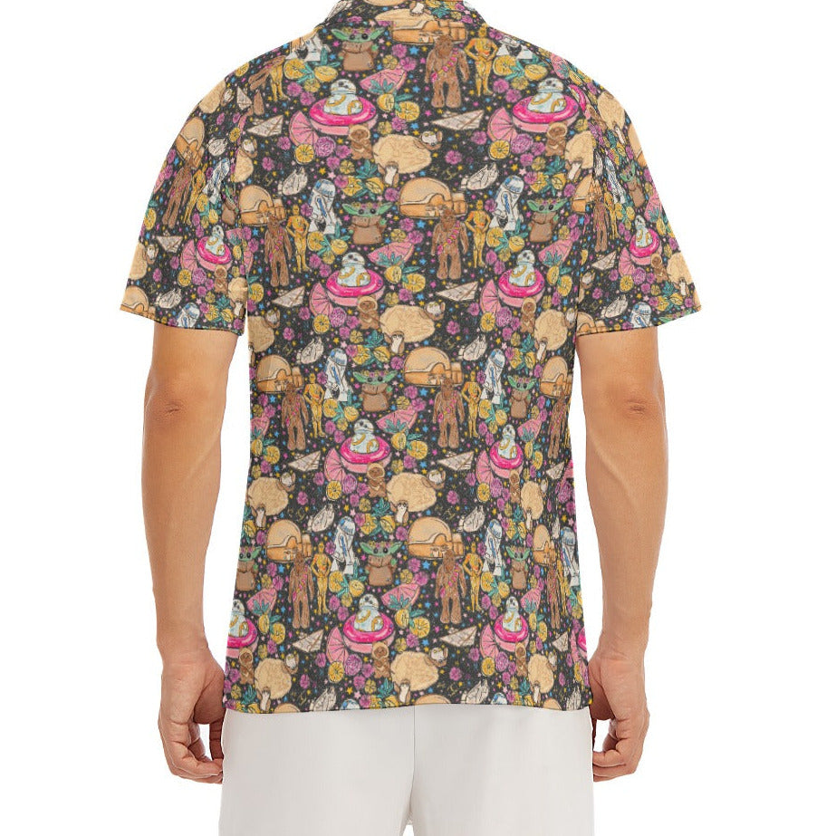 Tropical Space Squad - Men's Polo Shirt