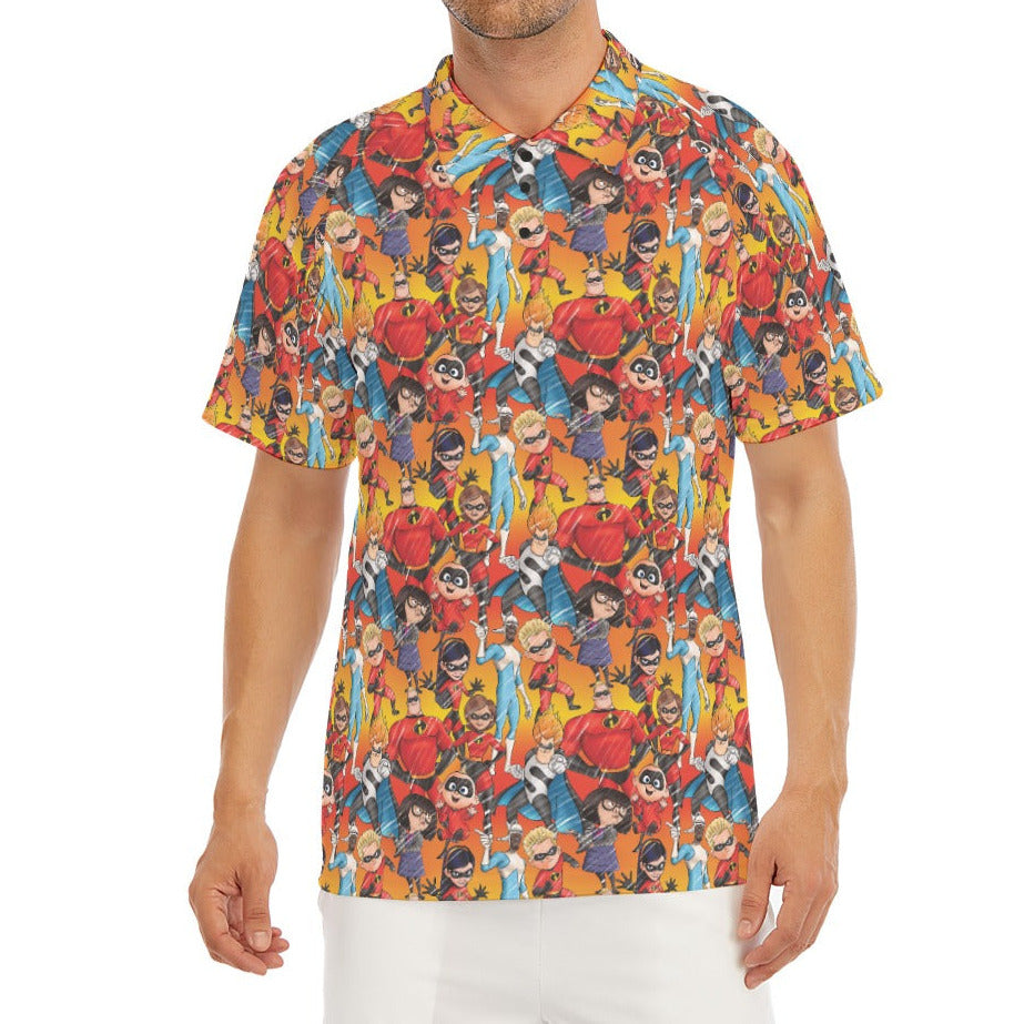 Super Squad Sketched - Men's Polo Shirt