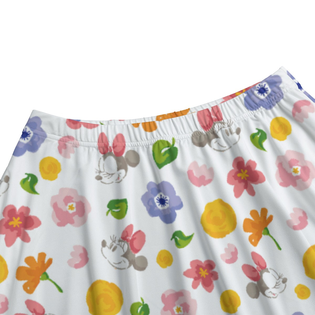 Floral Friends Springtime - Women's Pocket Midi Skirt