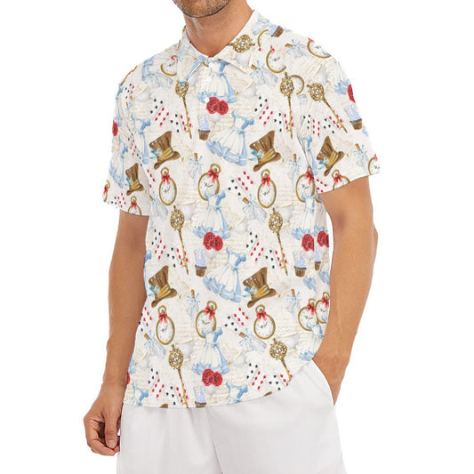 Curious Wonderland Icons - Men's Polo Shirt