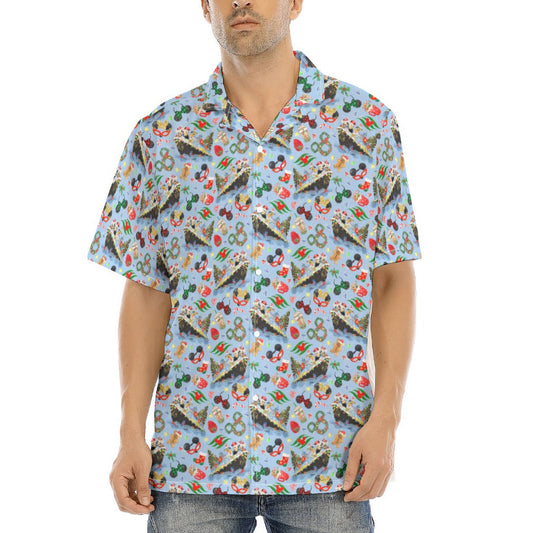 Very Merrytime Christmas Cruise - Men's Hawaiian Button Up Shirt