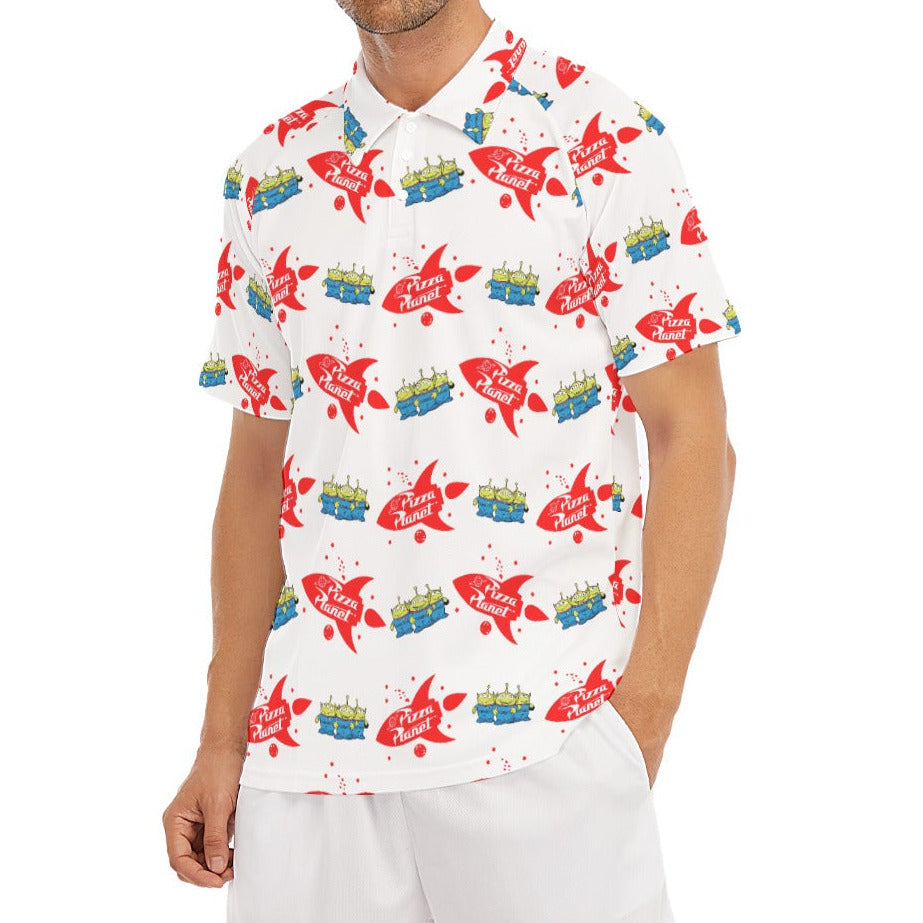 Galactic Rocket Party - Men's Polo Shirt