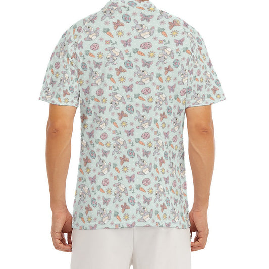 Springtime Bunny Cheer - Men's Polo Shirt