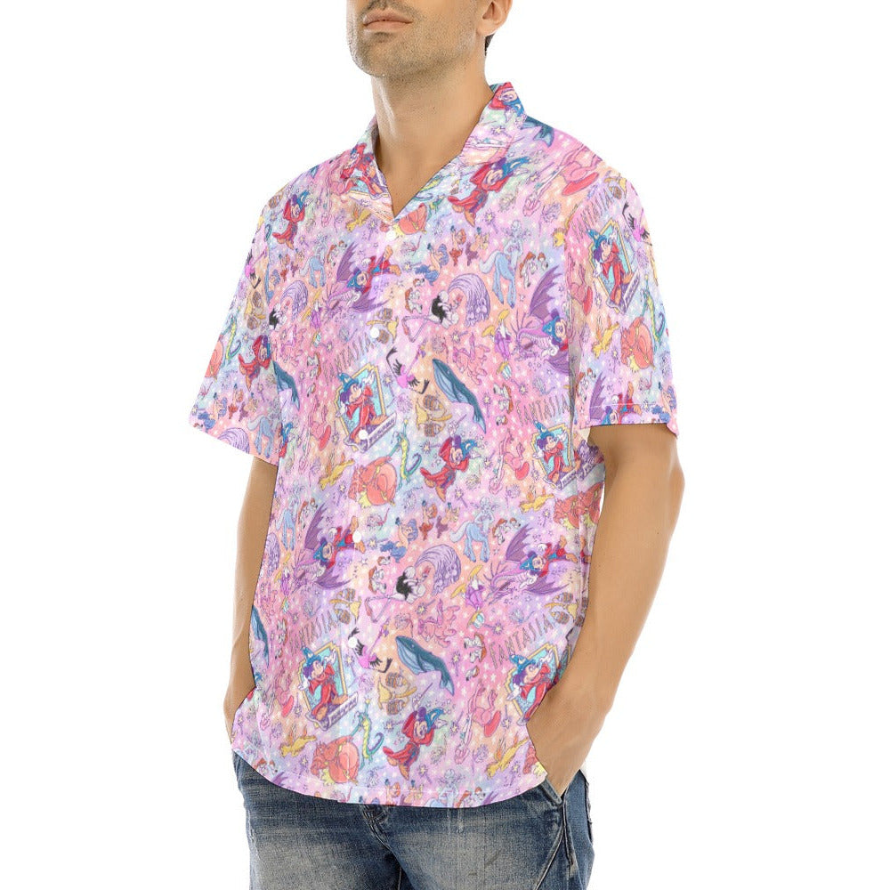 Magical Fantasia Symphony - Men's Hawaiian Button Up Shirt