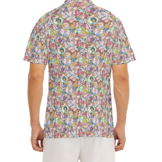 Tattoo Hearts Royal Icons - Men's Polo Shirt