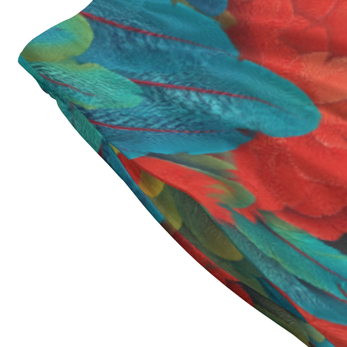 Animal Print - Macaw Parrot - Women's Pocket Midi Skirt