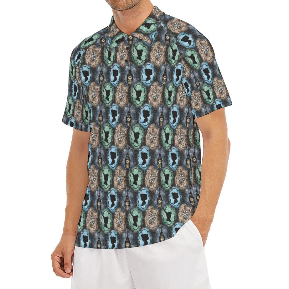 Starry Flight Silhouettes - Men's Polo Shirt