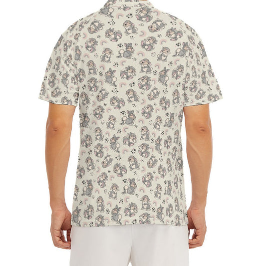 Bouncy Bunny Bliss - Men's Polo Shirt