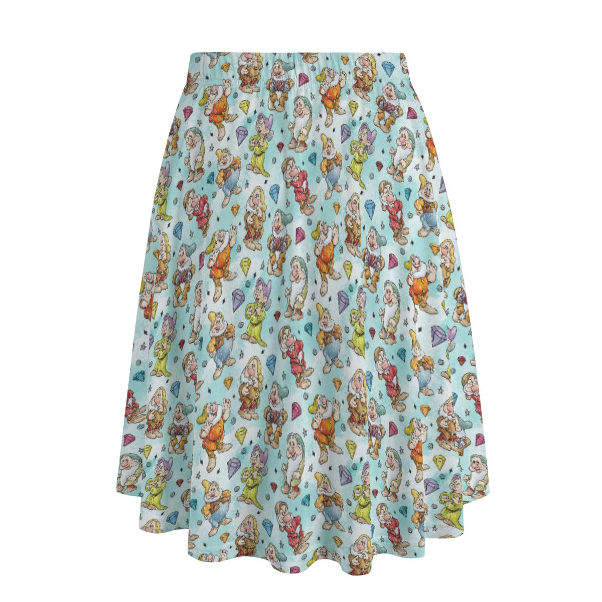 Seven Helpers Sketch - Women's Pocket Midi Skirt